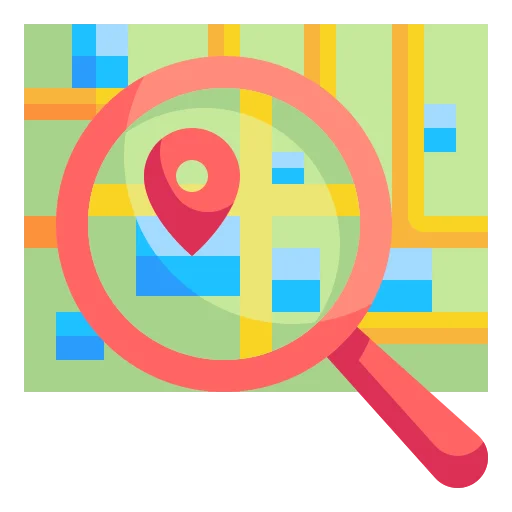 Map Search Icon